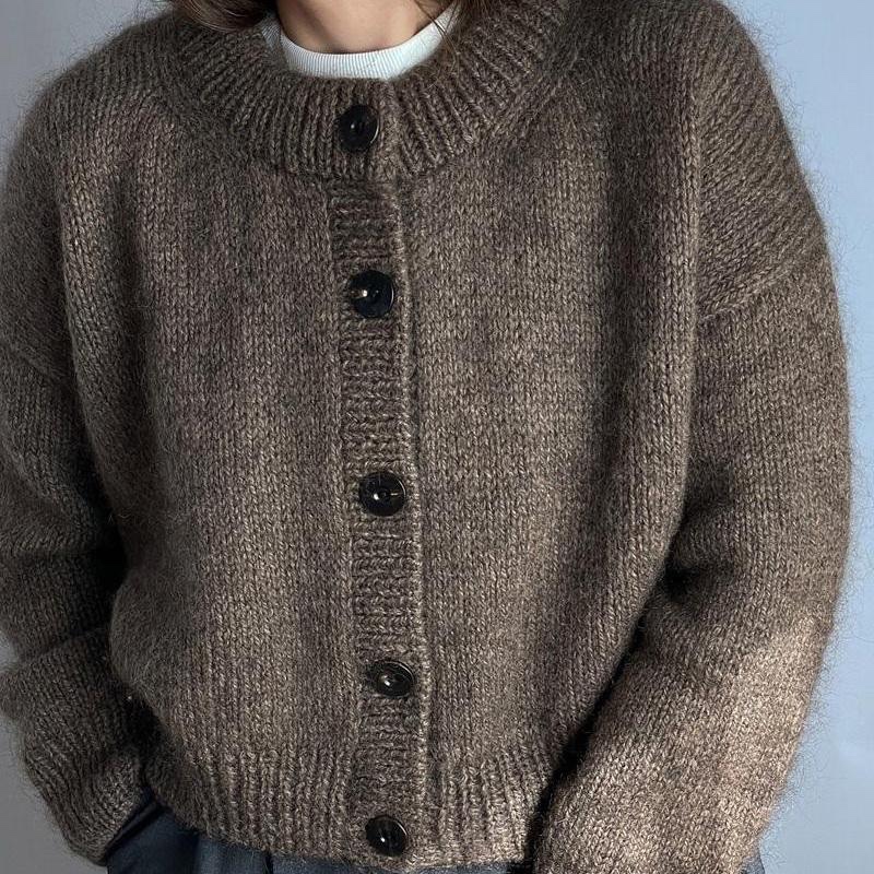 Кардиган с японским плечом