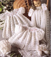 Вязание комплекта для малыша