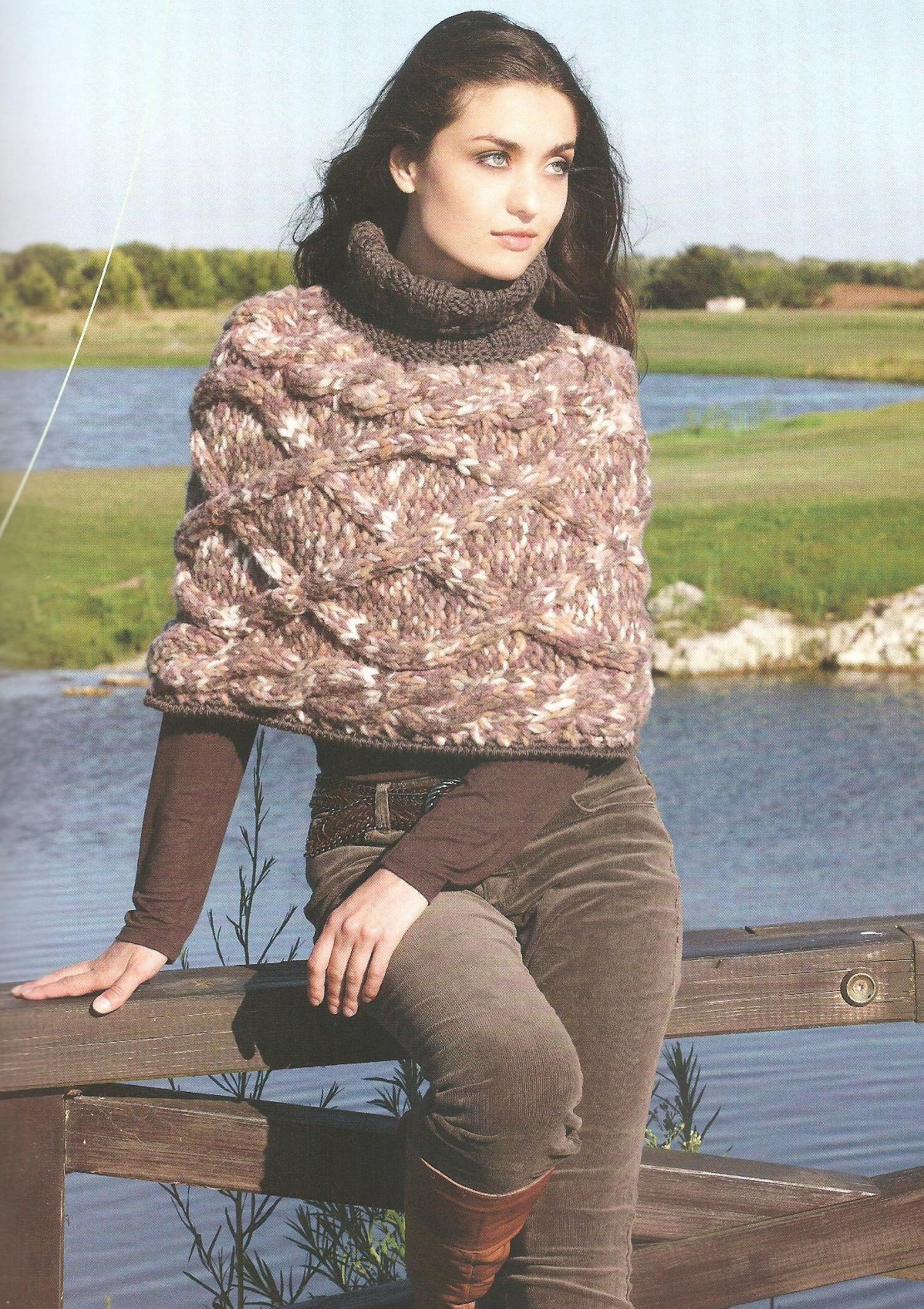 Вязание накидки Rio, Interweave Knits, fall 2011 Вязание накидки Rio, Interweave Knits, fall 2011