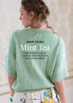 Вязание топа спицами Mint tea