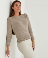 Связать пуловер женский спицами описание