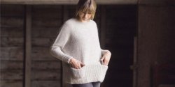 Свободный пуловер модный описание и выкройка