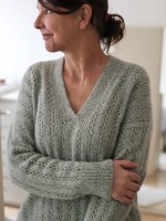 Женский пуловер связать