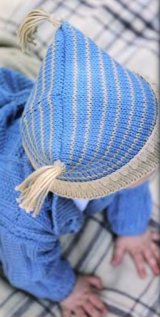 Вязание для малышей шапочки спицами Pixie