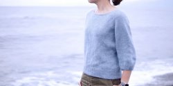 Вязаный пуловер с рукавами реглан для женщин