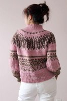 Описание вязания спицами свободного пуловера для женщин