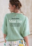 Вязание топа спицами Mint tea