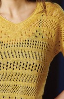 Легкий ажурный пуловер из Vogue осень 2015