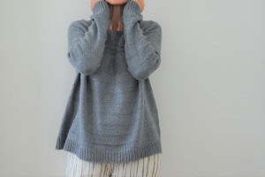 Пуловер с длинным рукавом
