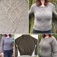 Deer Skull Cable Sweater2