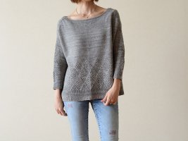 Пуловер свободного кроя