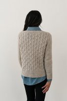 Спинка пуловера аранами