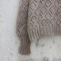 Ажурный свитер спицами описание
