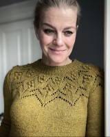 Пуловер спицами