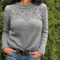 Пуловер спицами схема и описание