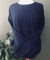 Как связать пуловер на основе топа спицами