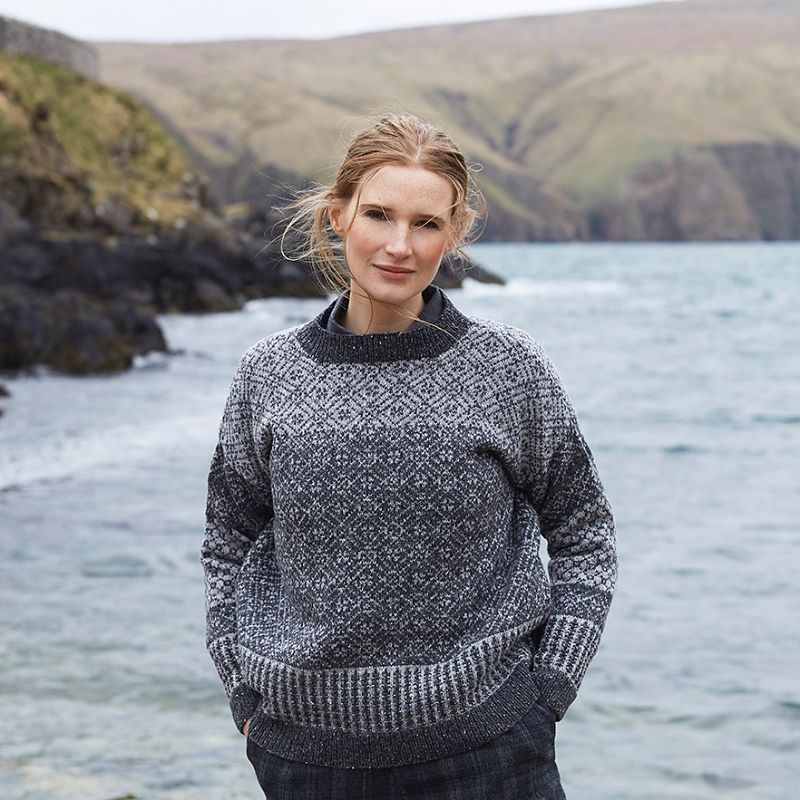 Жаккардовый пуловер Tiree