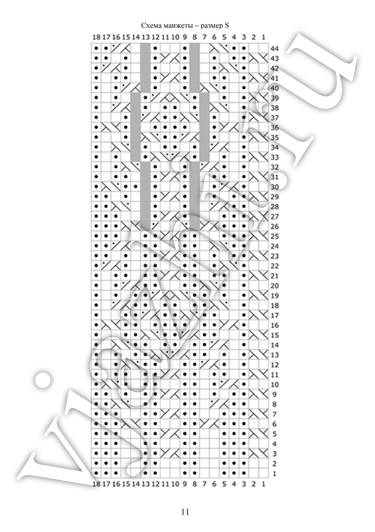Candy Kane Gloves описание 11