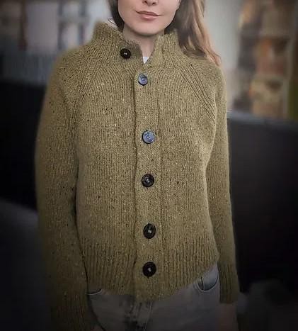 Женский кардиган спицами