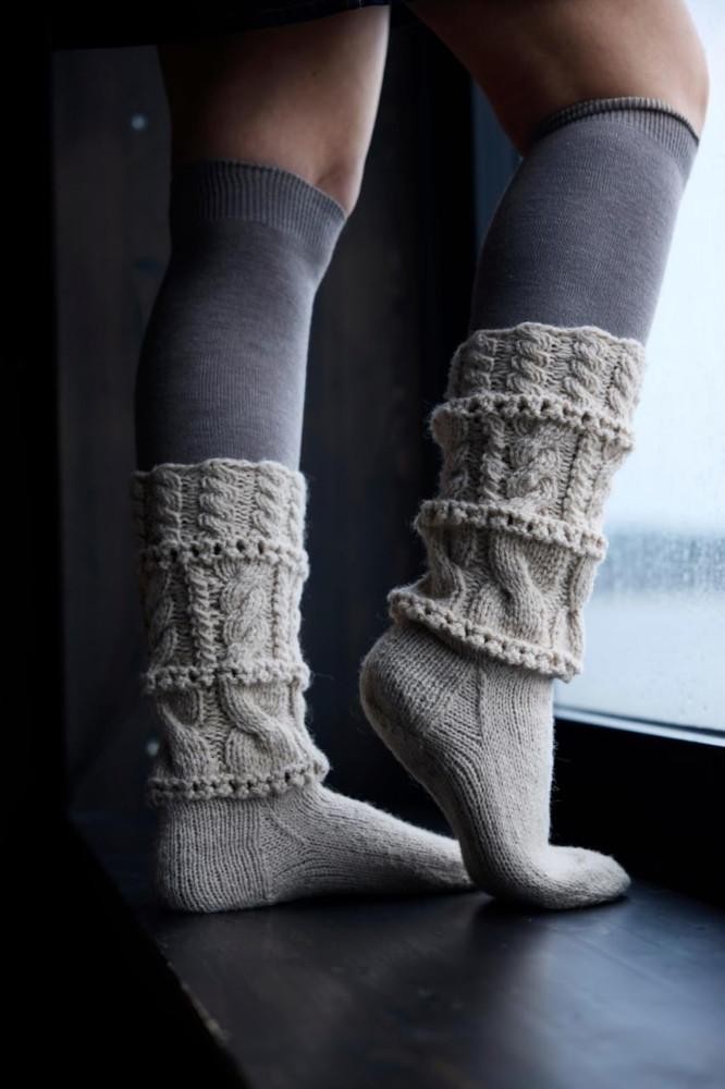 Гольфы спицами