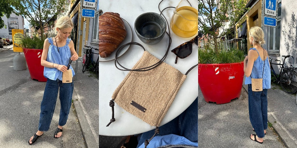 Летняя сумочка спицами Sienna Bag