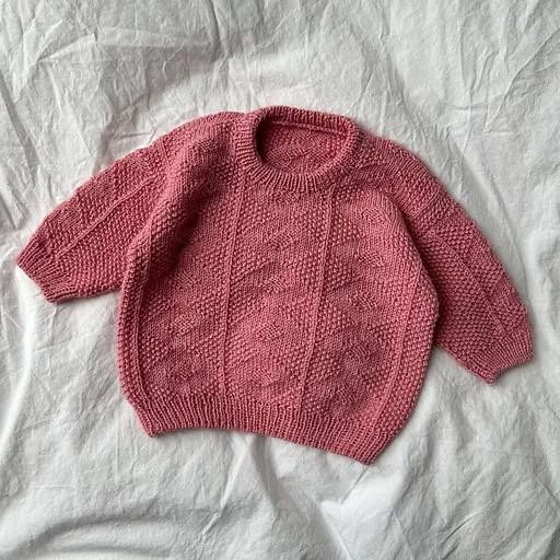Вязаный спицами детский пуловер Esther Sweater Baby без швов