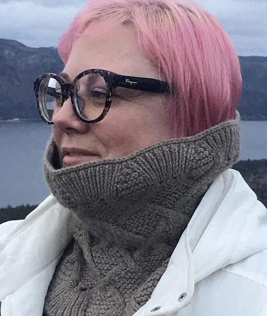 Вязаный снуд спицами