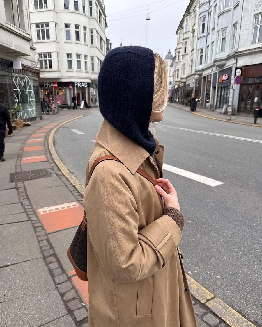 Вязаная спицами балаклава описание