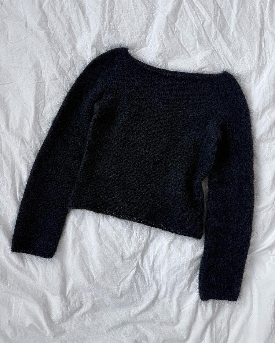 Связать спицами мохеровую блузу описание