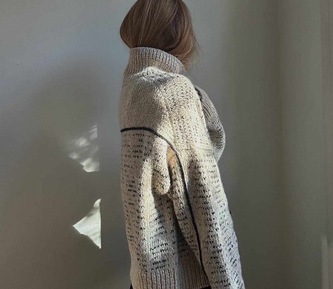 Теплый жакет спицами