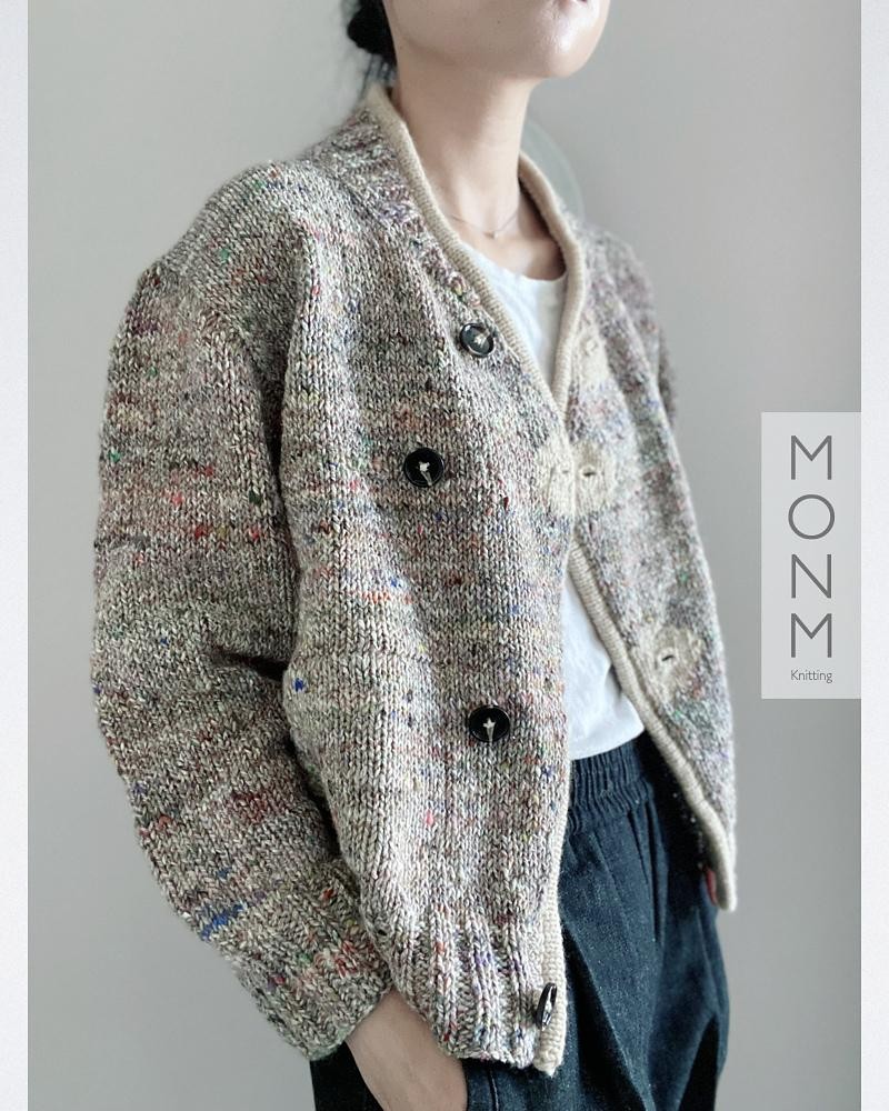 Эффектный кардиган спицами