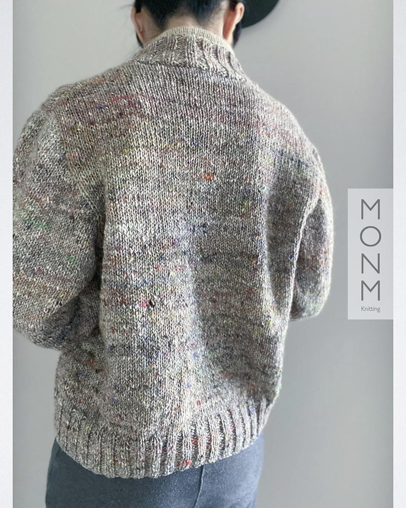 Эффектный кардиган спицами