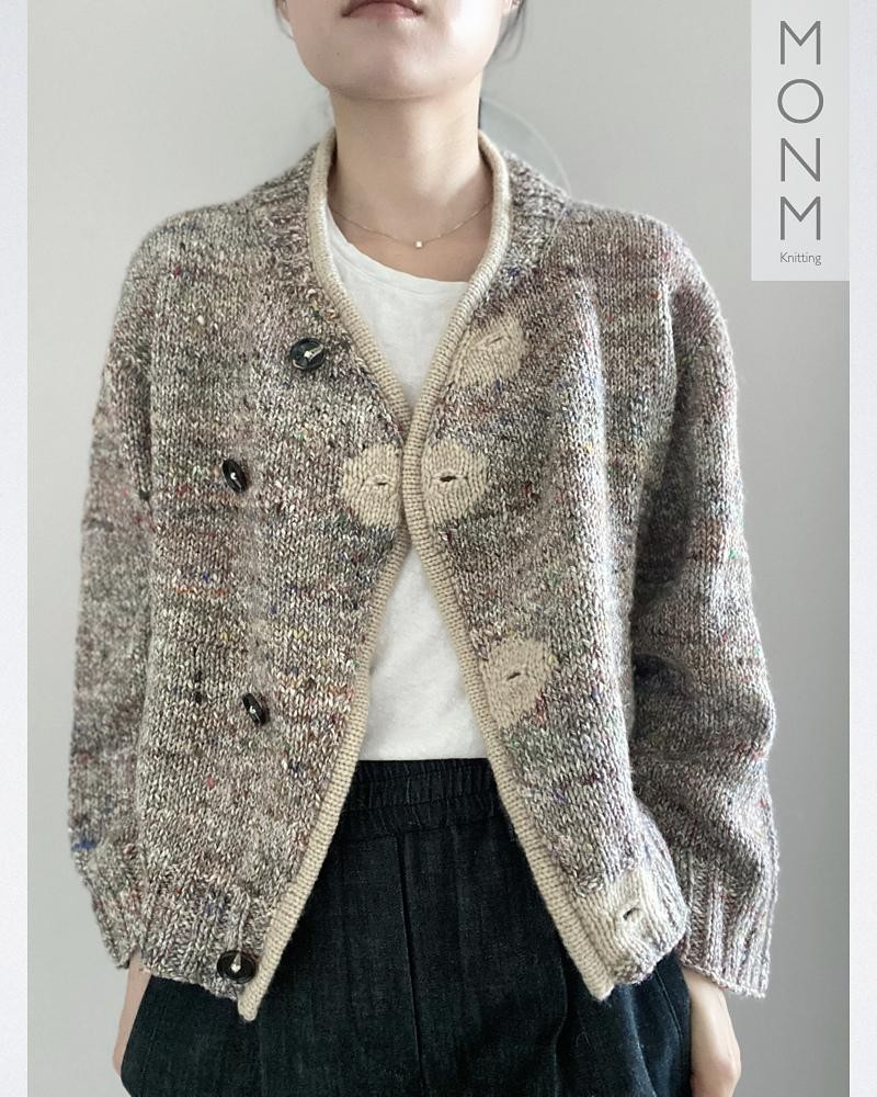 Эффектный кардиган спицами