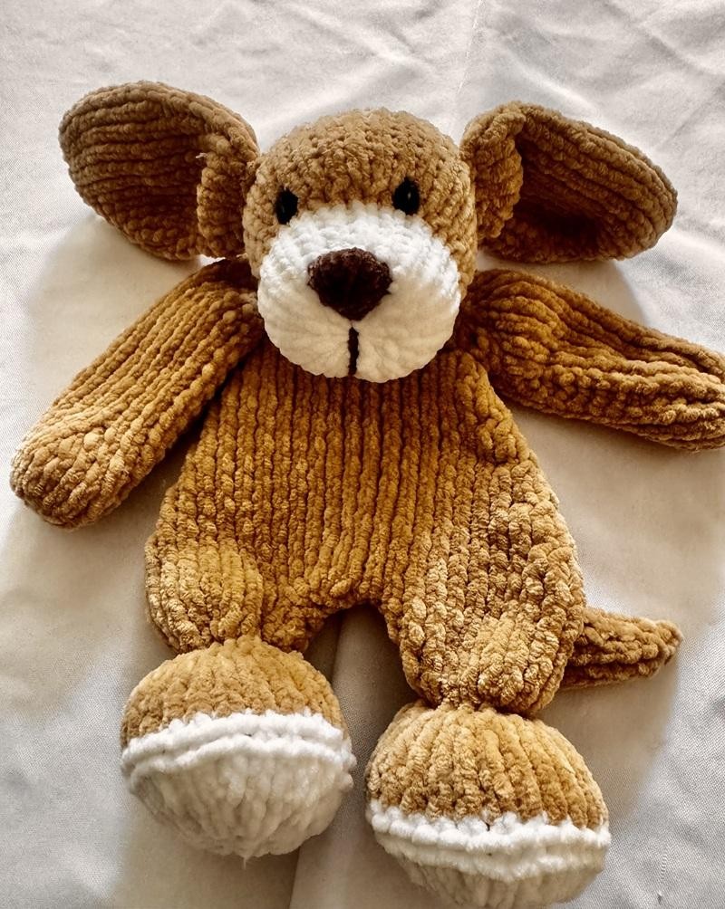 Игрушки-комфортеры спицами