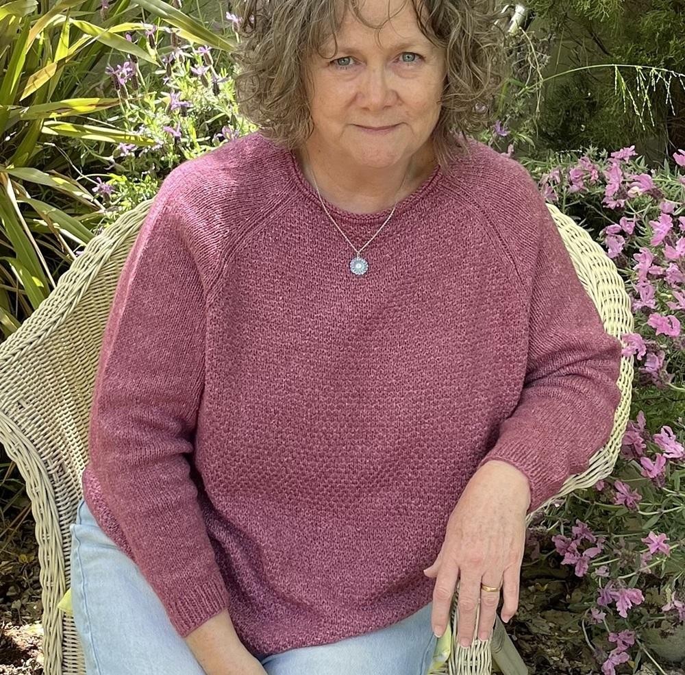 Пуловер-реглан спицами