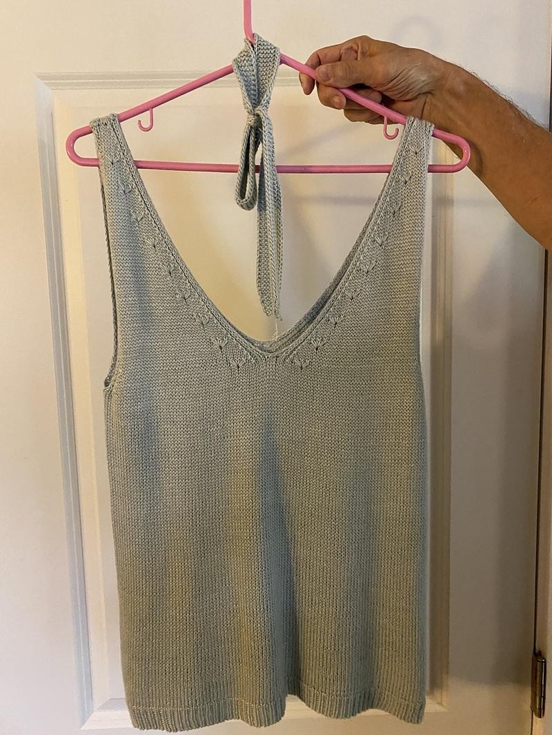 Красивая майка спицами