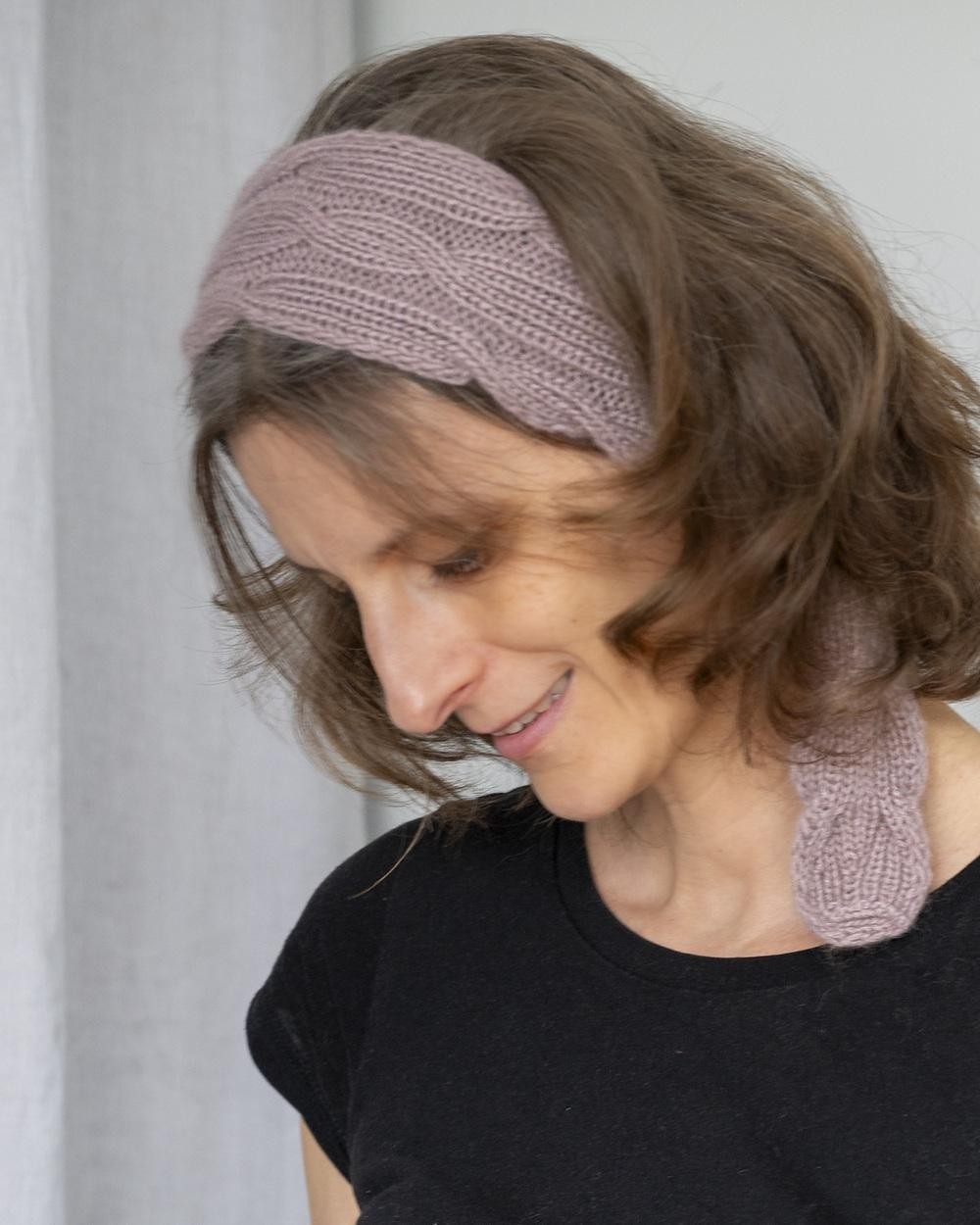 Красивый шарфик спицами