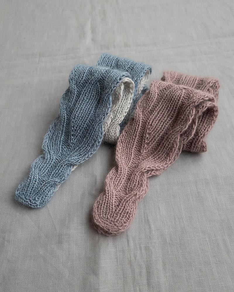 Красивый шарфик спицами