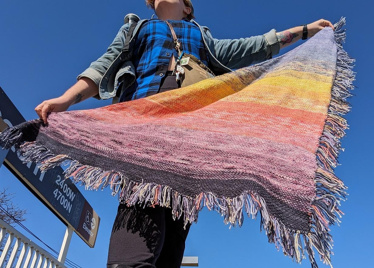 Текстурный платок-унисекс