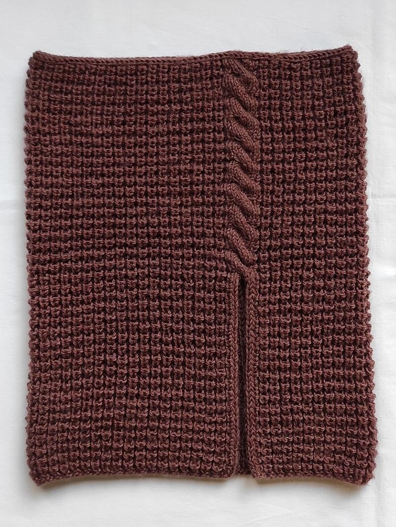 Снуд-капюшон спицами