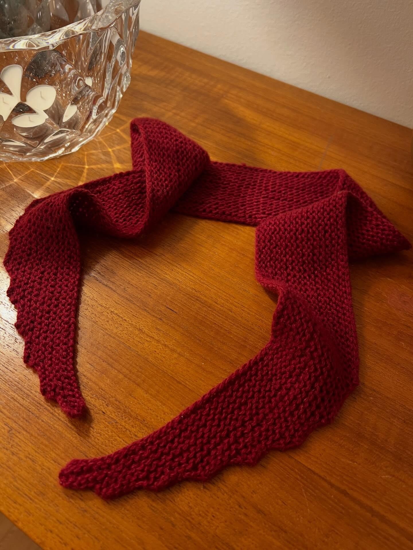 Кашемировый шарфик спицами