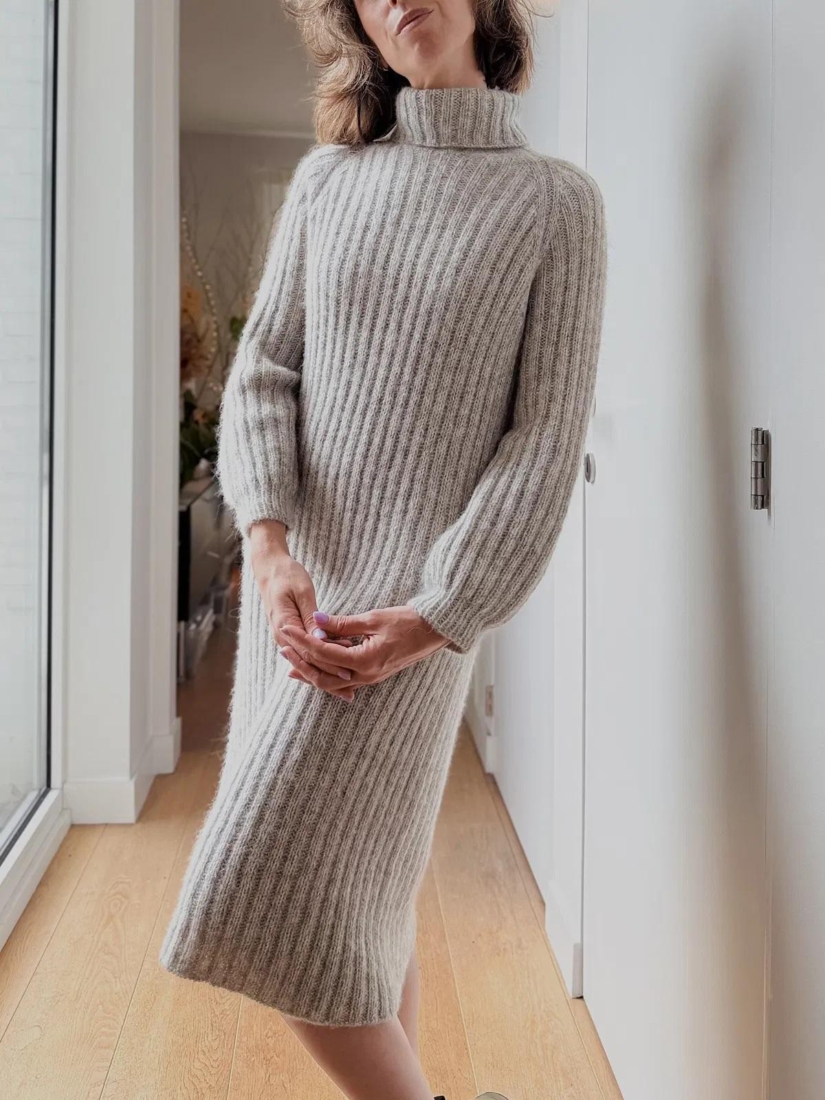 Свитер-реглан спицами