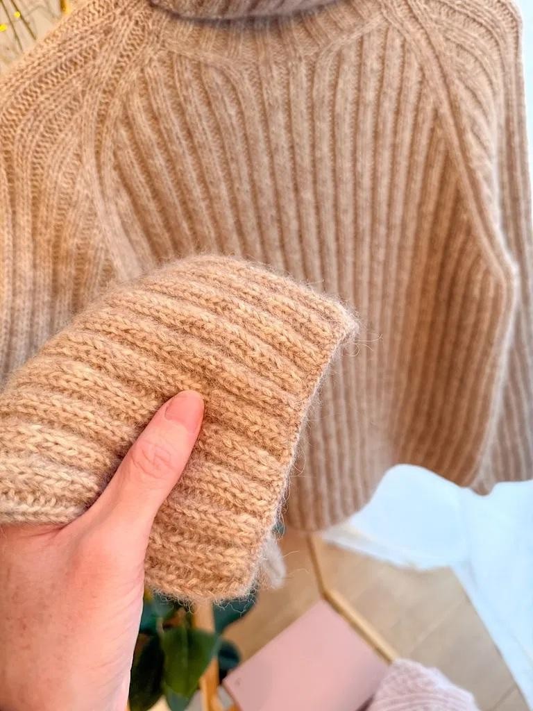 Свитер-реглан спицами