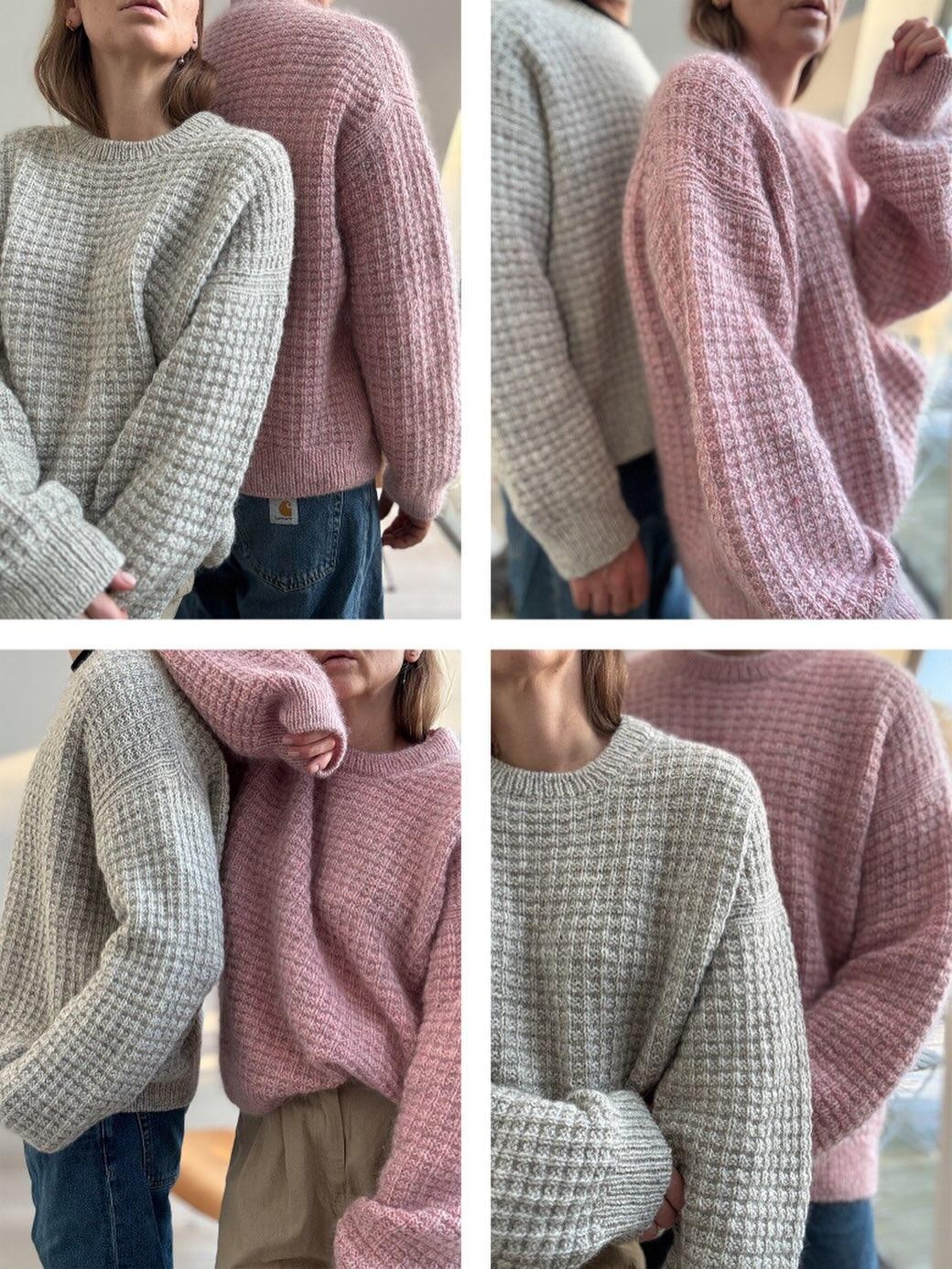 Свитер-унисекс спицами