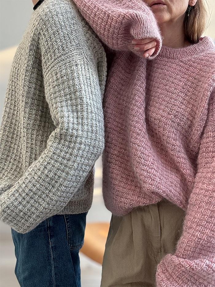 Свитер-унисекс спицами