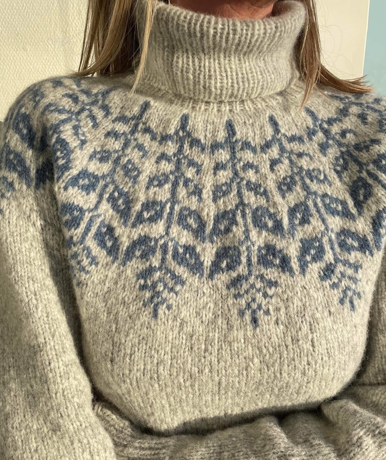 Красивый свитер спицами