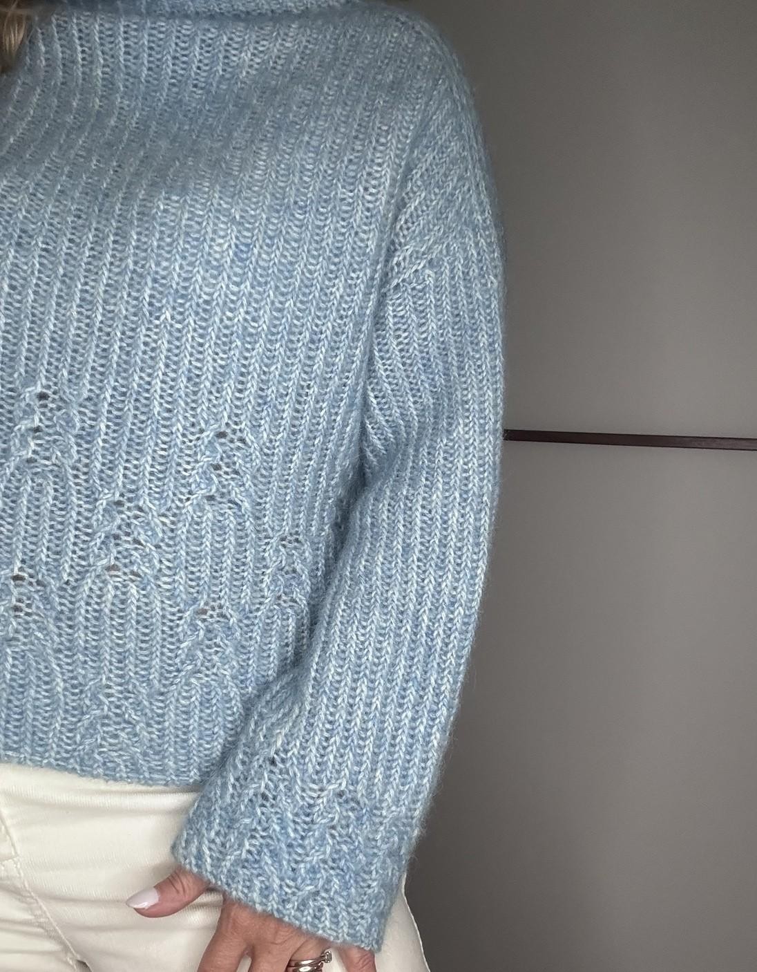 Красивый свитер спицами