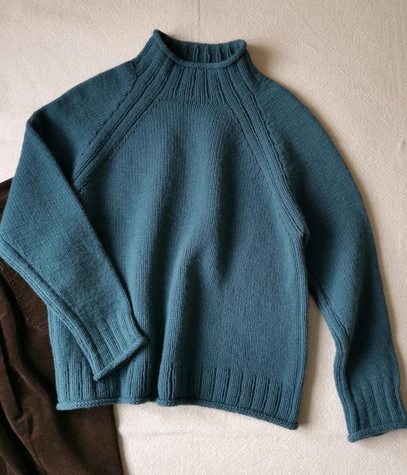 Свитер-унисекс спицами