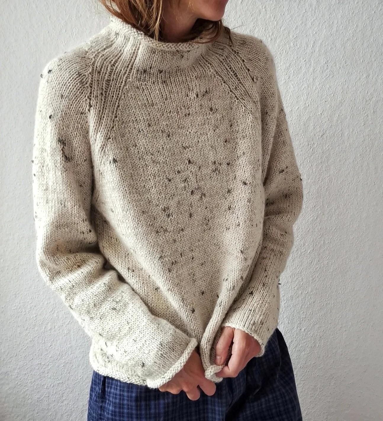 Свитер-унисекс спицами