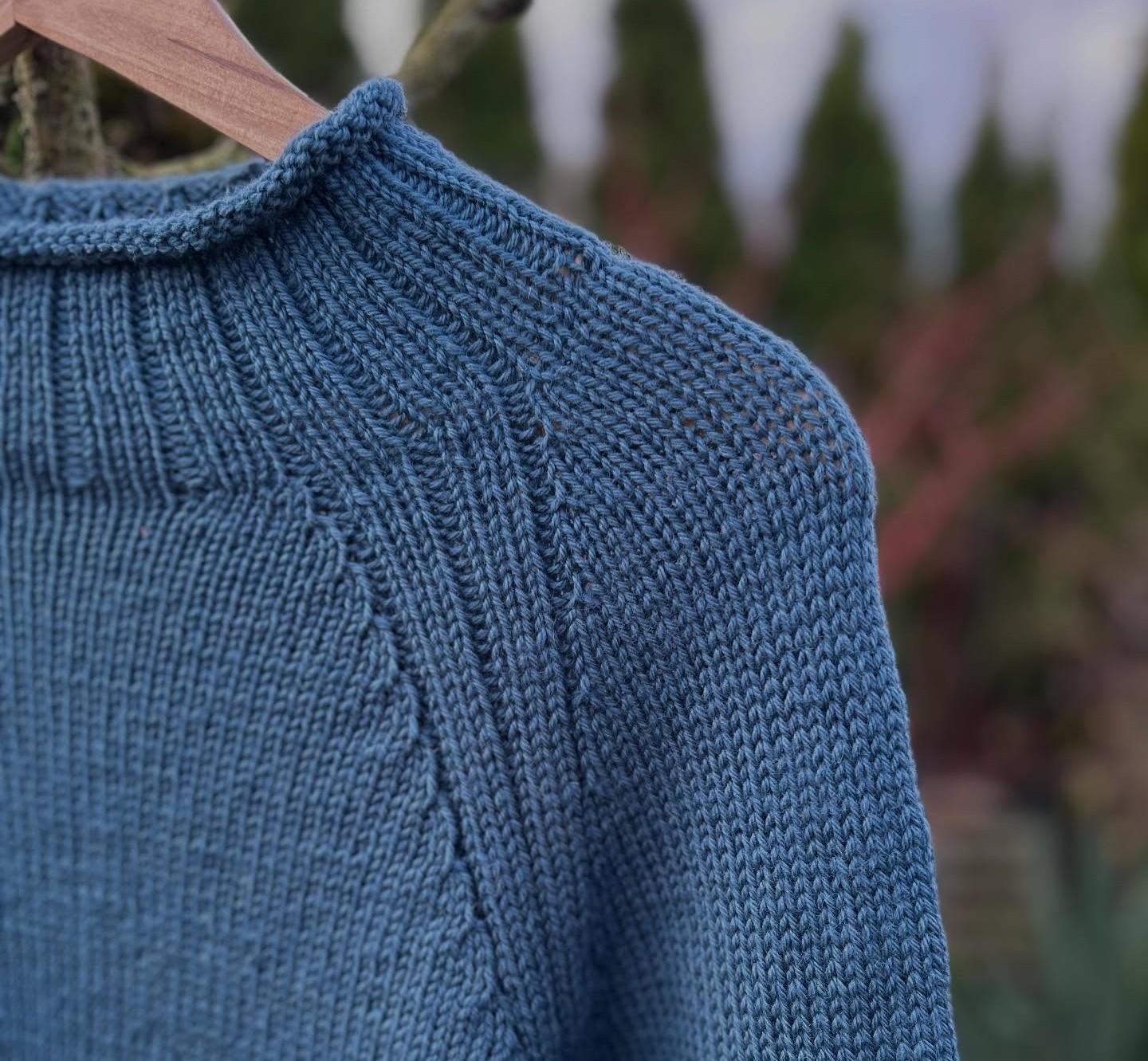 Свитер-унисекс спицами